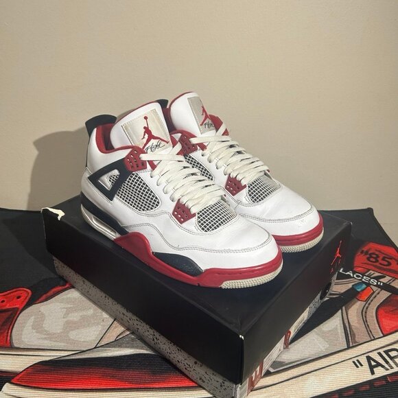 Air Jordan 4 retro ‘fire red’ 2012 Men Sneakers - Picture 4 of 6